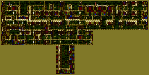 Thumbnail for a map of Level 13 for the SNES game Prince Of Persia.