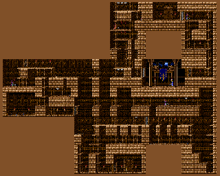 Thumbnail for a map of Level 18 for the SNES game Prince Of Persia.
