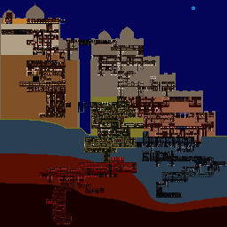 Thumbnail for a map of Persia for the SNES game Prince Of Persia.