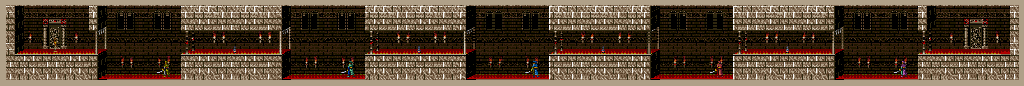 Thumbnail for a map of Training 5 for the SNES game Prince Of Persia.
