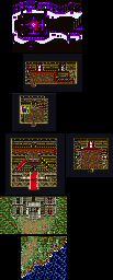 Thumbnail for a map of Karla's Mansion for the SNES game Record Of Lodoss War.