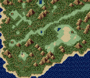 Thumbnail for a map of Moss for the SNES game Record Of Lodoss War.