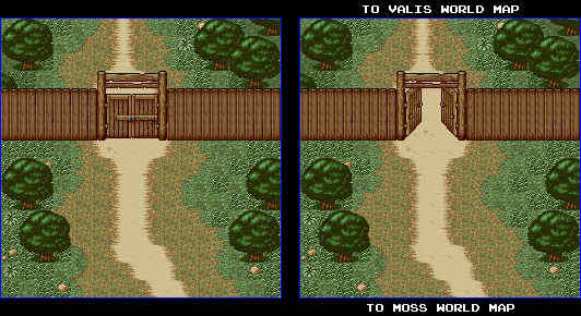 Thumbnail for a map of The Moss/Valis Border for the SNES game Record Of Lodoss War.
