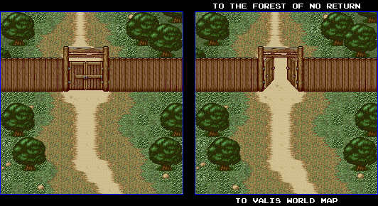 Thumbnail for a map of The Valis/Alania Border for the SNES game Record Of Lodoss War.
