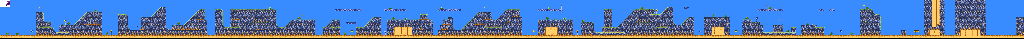 Thumbnail for a map of "Train Runnery" 3-1 (Unmarked) for the SNES game Road Runner's Death Valley Rally.