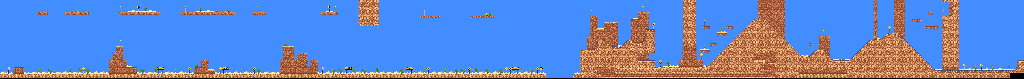 Thumbnail for a map of "Zippity Splat" 1-1 (Unmarked) for the SNES game Road Runner's Death Valley Rally.