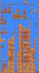 Thumbnail for a map of "Zippity Splat" 1-3 for the SNES game Road Runner's Death Valley Rally.
