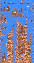 Thumbnail for a map of "Zippity Splat" 1-3 (Unmarked) for the SNES game Road Runner's Death Valley Rally.