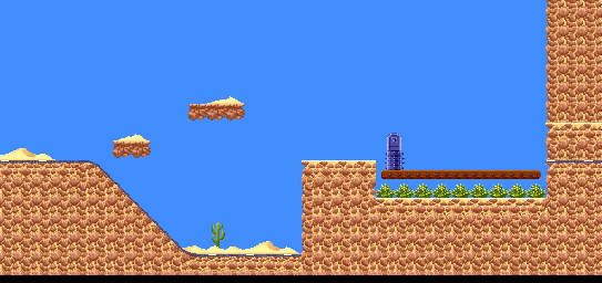 Thumbnail for a map of "Zippity Splat" 1-4 (Unmarked) for the SNES game Road Runner's Death Valley Rally.