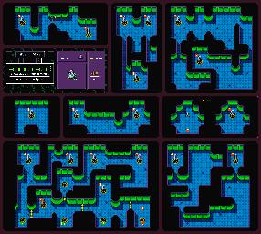 Thumbnail for a map of Hacker Fortress Cyber -- Space for the SNES game Robotrek.