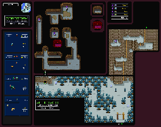 Thumbnail for a map of Snow Mt. for the SNES game Robotrek.