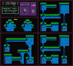 Thumbnail for a map of Space Fortress Cyber -- Space (2) for the SNES game Robotrek.