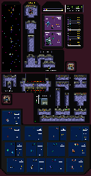 Thumbnail for a map of Space Fortress Floor 4F for the SNES game Robotrek.