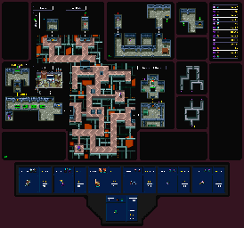 Thumbnail for a map of Space Fortress Floors B1F & B1x for the SNES game Robotrek.