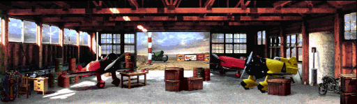 Thumbnail for a map of Hangar for the SNES game The Rocketeer.