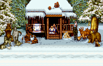 Thumbnail for a map of Hokkaida, Japan (Animated) for the SNES game Samurai Shodown.