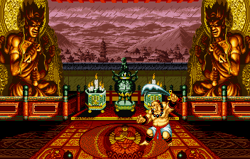 Thumbnail for a map of Seian, China (Wan-Fu) (Animated) for the SNES game Samurai Shodown.