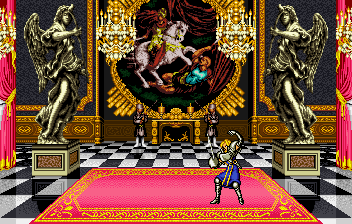 Thumbnail for a map of Versailles, France (Charlotte) (Animated) for the SNES game Samurai Shodown.