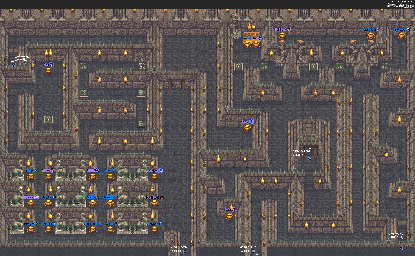 Thumbnail for a map of Nobilia Great Pyramid - Upper Floor for the SNES game Secret Of Evermore.
