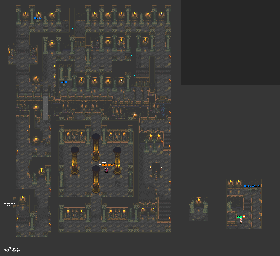 Thumbnail for a map of Nobilia Hall Of Collosia - 4 for the SNES game Secret Of Evermore.