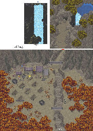Thumbnail for a map of Nobilia Horace's Camp (No Water) for the SNES game Secret Of Evermore.