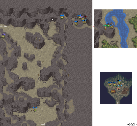 Thumbnail for a map of Prehistoria Quicksand Area for the SNES game Secret Of Evermore.