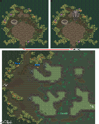 Thumbnail for a map of Prehistoria Western Swamp for the SNES game Secret Of Evermore.