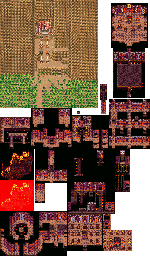 Thumbnail for a map of Fire Palace for the SNES game Secret Of Mana.