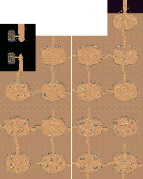 Thumbnail for a map of Kakkara Desert for the SNES game Secret Of Mana.