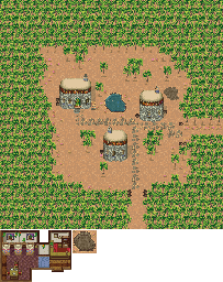Thumbnail for a map of Kakkara for the SNES game Secret Of Mana.