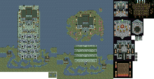 Thumbnail for a map of Tree Palace for the SNES game Secret Of Mana.