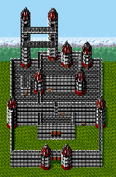 Thumbnail for a map of Gara-Castle Exterior for the SNES game Secret Of The Stars.