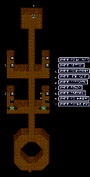 Thumbnail for a map of Ghost Cave 3 for the SNES game Secret Of The Stars.