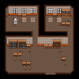 Thumbnail for a map of Giant Golan's House - 1F for the SNES game Secret Of The Stars.