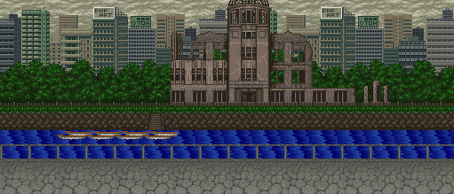 Thumbnail for a map of Onomichi for the SNES game Seifuku Densetsu: Pretty Fighter.
