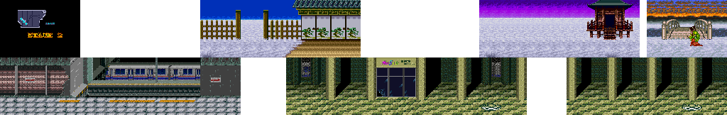 Thumbnail for a map of Stage 2 for the SNES game Sengoku Densyo.