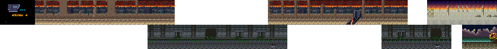 Thumbnail for a map of Stage 4 for the SNES game Sengoku Densyo.