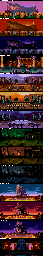 Thumbnail for a map of Stages for the SNES game Shaq Fu.