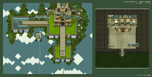 Thumbnail for a map of Hanging Gardens for the SNES game Shinseiki Odysselya.