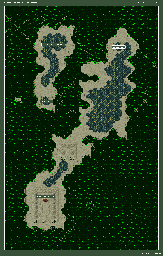 Thumbnail for a map of Hyperborea for the SNES game Shinseiki Odysselya.