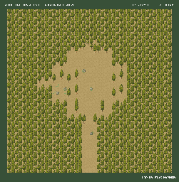 Thumbnail for a map of Kushinagar Grove for the SNES game Shinseiki Odysselya.