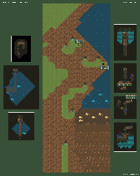 Thumbnail for a map of Mount Meru for the SNES game Shinseiki Odysselya.