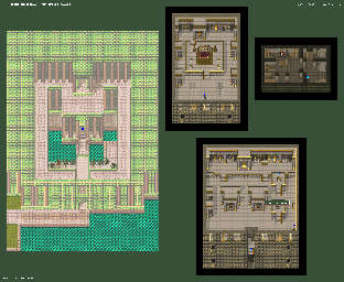 Thumbnail for a map of Persepolis Palace for the SNES game Shinseiki Odysselya.