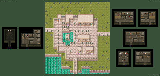 Thumbnail for a map of Persepolis for the SNES game Shinseiki Odysselya.