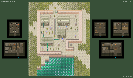 Thumbnail for a map of Tarant for the SNES game Shinseiki Odysselya.