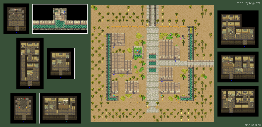Thumbnail for a map of Thebes for the SNES game Shinseiki Odysselya.