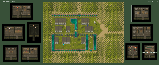 Thumbnail for a map of Varanasi for the SNES game Shinseiki Odysselya.