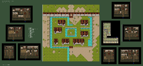 Thumbnail for a map of Xi'an for the SNES game Shinseiki Odysselya.