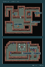 Thumbnail for a map of Agora's Cave for the SNES game Silva Saga II: The Legend Of Light And Darkness.