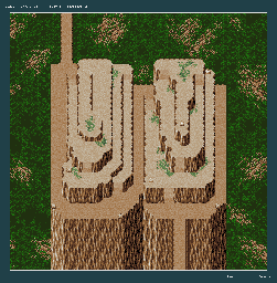 Thumbnail for a map of Faun's Plateau 2 for the SNES game Silva Saga II: The Legend Of Light And Darkness.